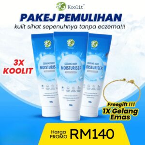 3x KOOLIT + 1x RANTAI EMAS